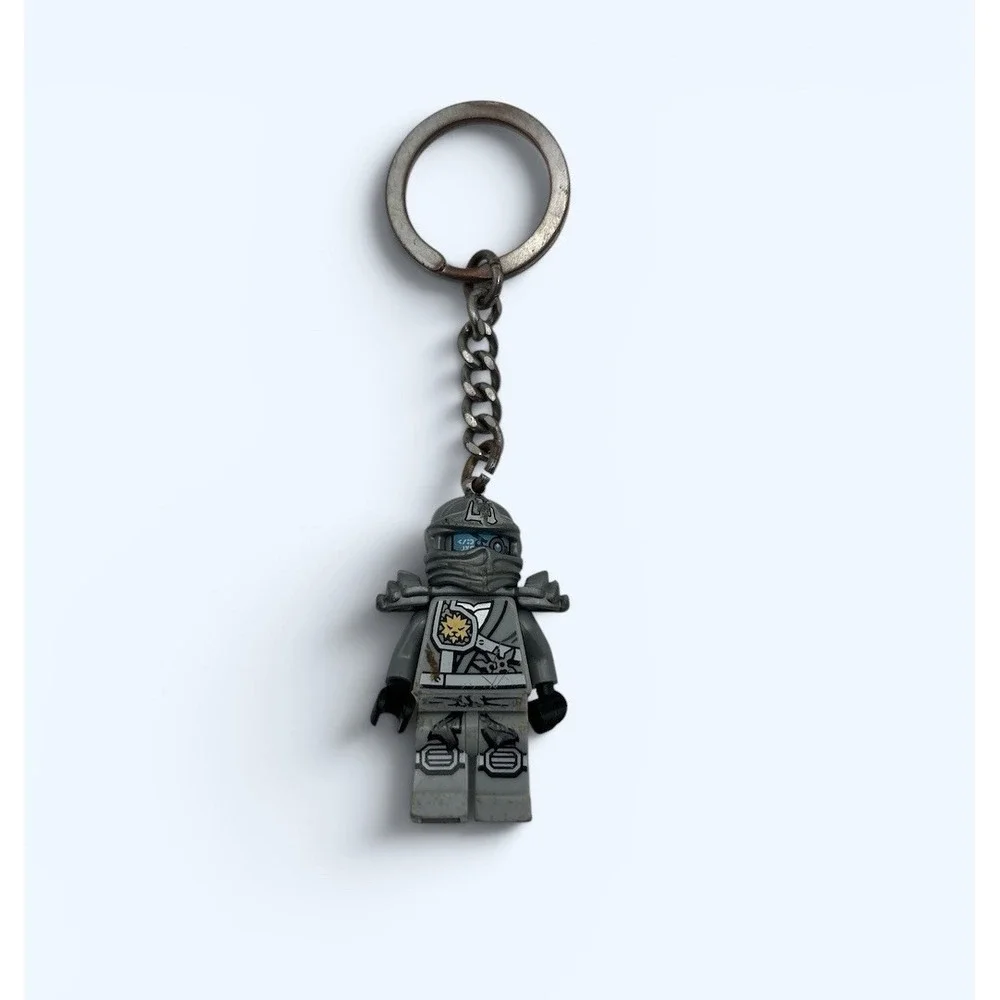 Lego Titanium Zane Keychain Rare‎ Ninjago Ninja 851352 Tournament Of Elements